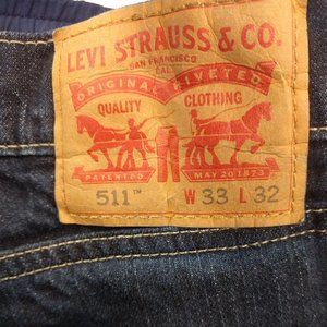 Levis 511, 33x32